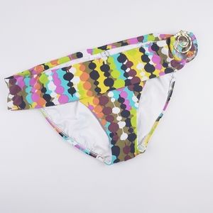 Trina turk multicolored swim bikini bottom